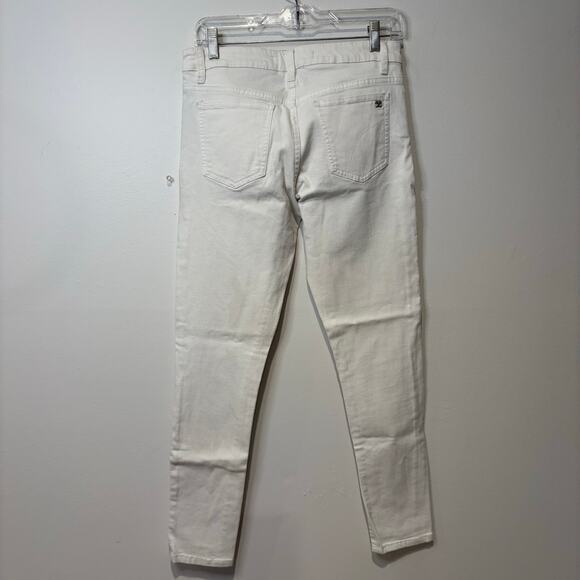 Joe's Jeans Womens Ankle Chelsea White Denim Size 28 Preppy Skinny Stretch - Picture 7 of 7